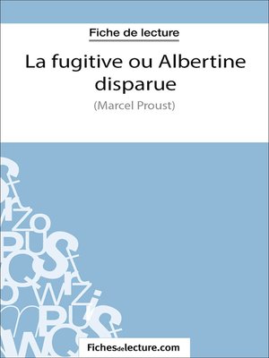 cover image of La fugitive ou Albertine disparue